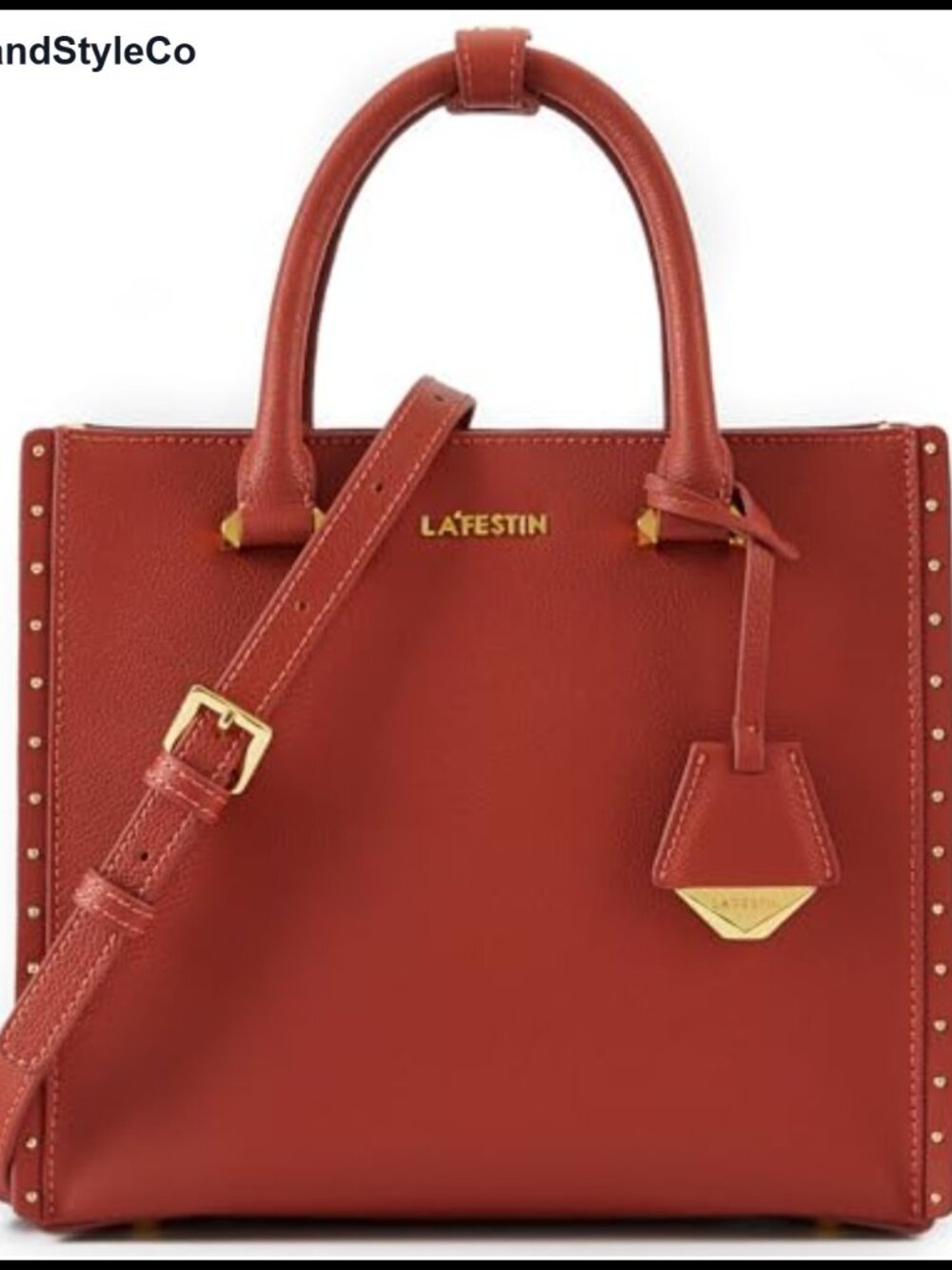 Genuine Leather Top Handle Satchel Small Shoulder Crossbody Purse